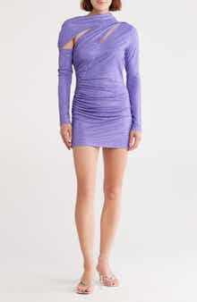 Cult Gaia Nicole Cutout Long Sleeve Body-Con Minidress