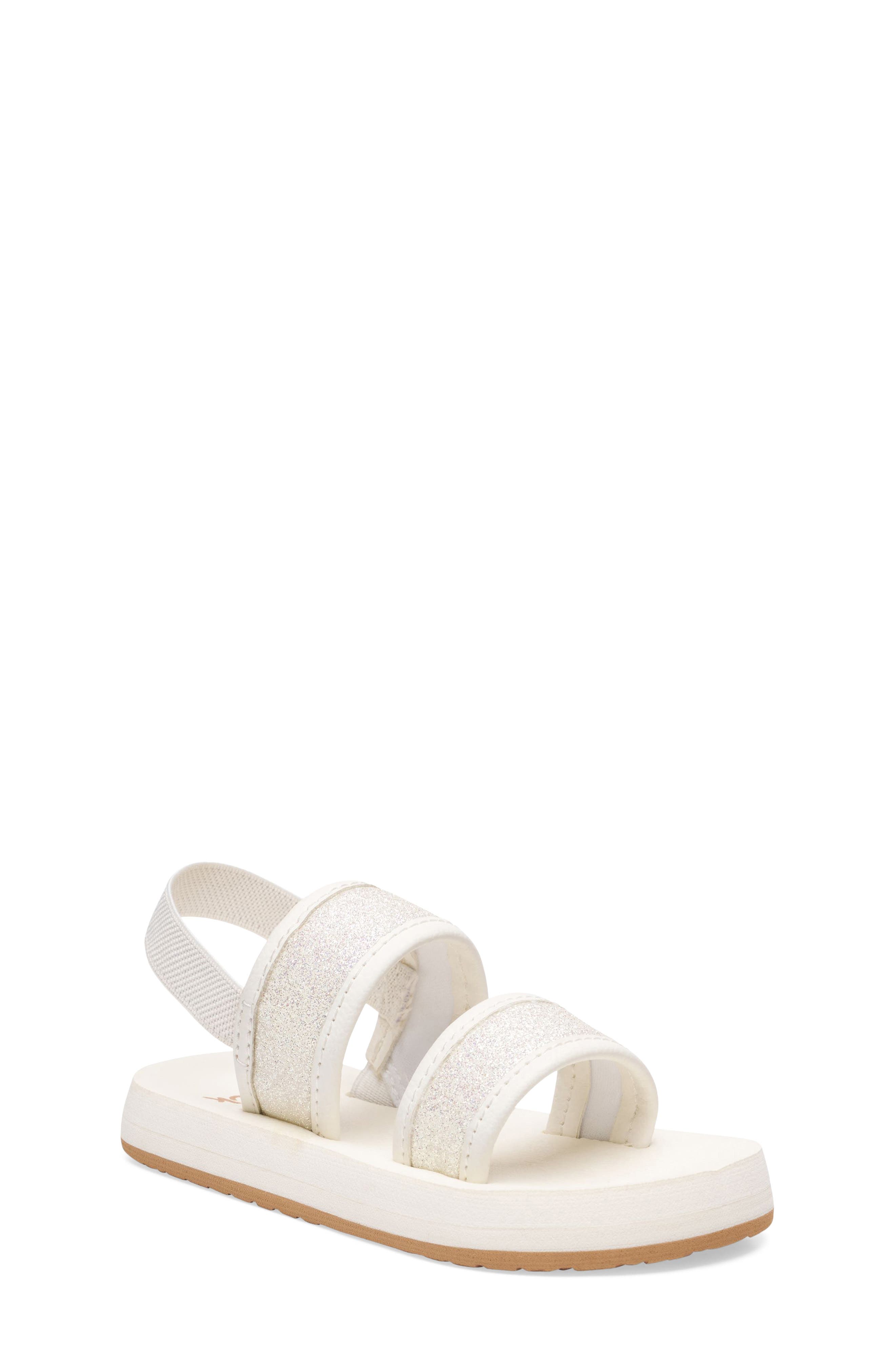 Sanuk Wavy Sandal, Main, color, Marshmallow