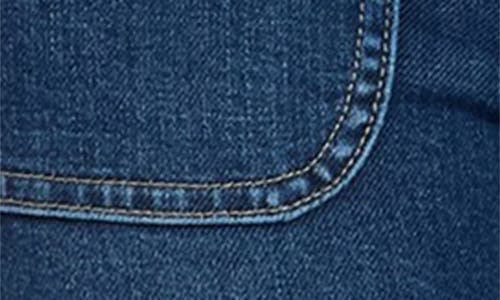 Nydj Barbara Patch Pockets Bootcut Jeans In Blue