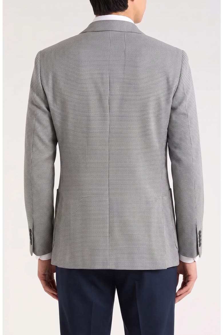 Houndstooth Jersey Blazer, Alternate, color, BLUE
