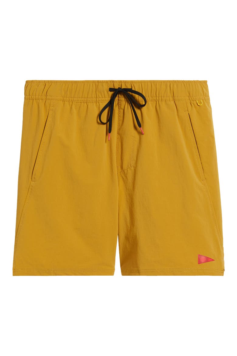 All-Purpose Cordura® Water Repellent Hybrid Shorts, Alternate, color, MUSTARD