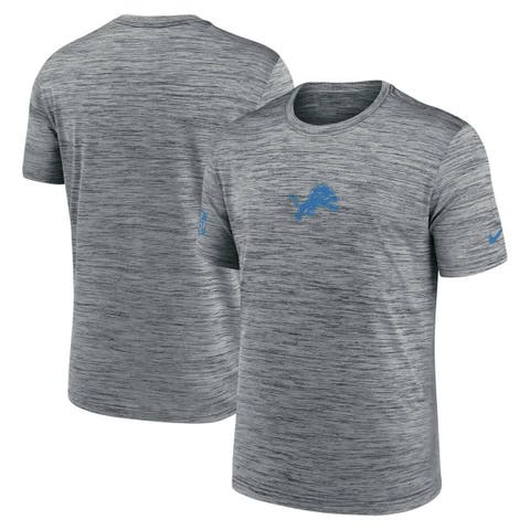 Men's Nike Gray Detroit Lions Sideline Velocity Performance T-Shirt