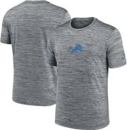 Nike Men's Nike Gray Detroit Lions Sideline Velocity Performance T-Shirt