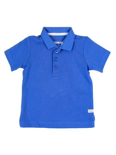 Toddler Boys Pique Short Sleeve Polo Shirt