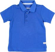 RuggedButts Toddler Boys Pique Short Sleeve Polo Shirt