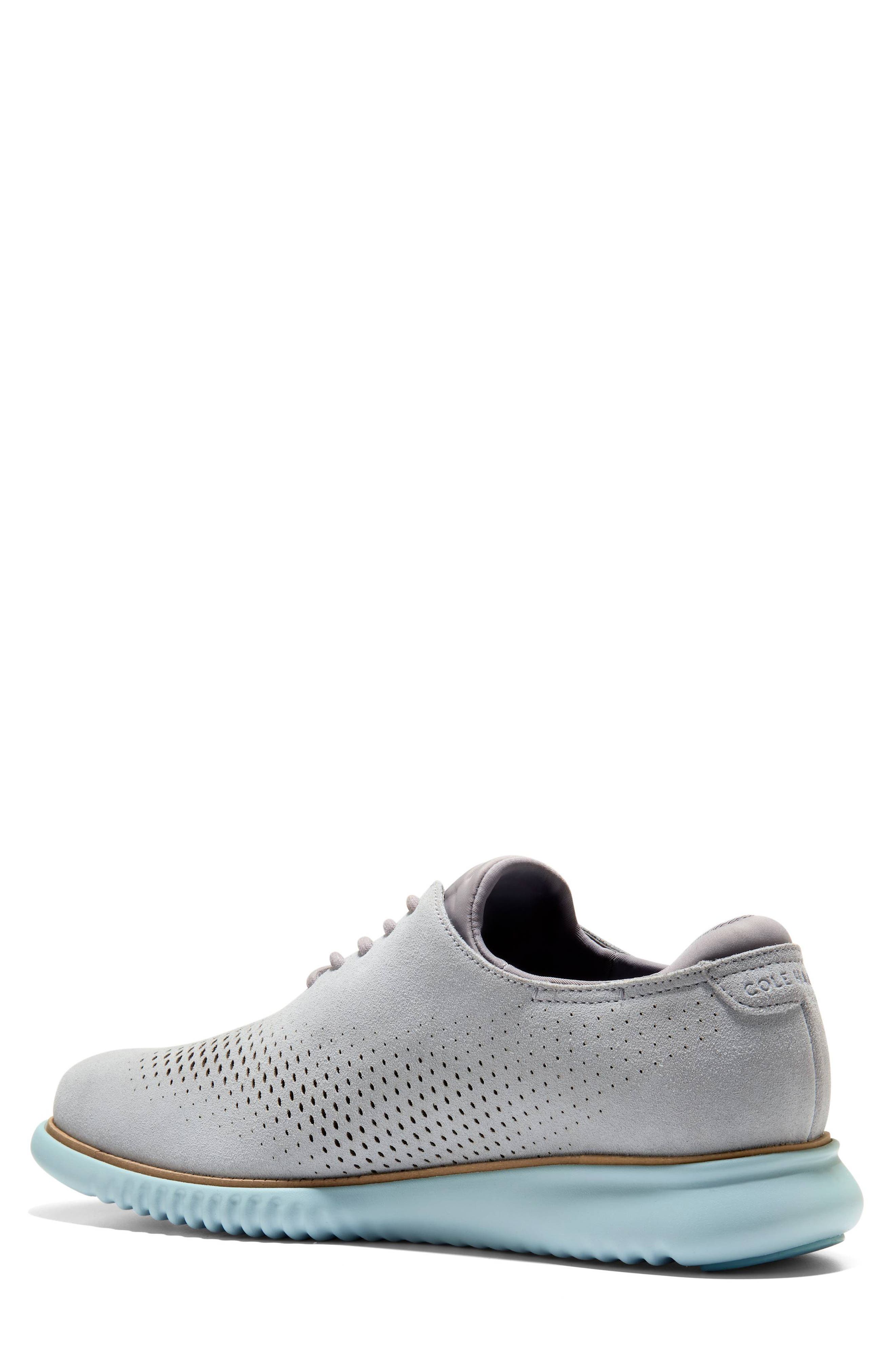Cole Haan 2.ZeroGrand Laser Wing Derby, Alternate, color, Ultimate Grey Suede