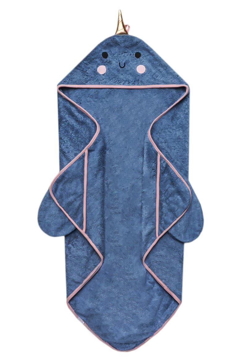 Nori Character Hooded Towel, Main, color, NORI