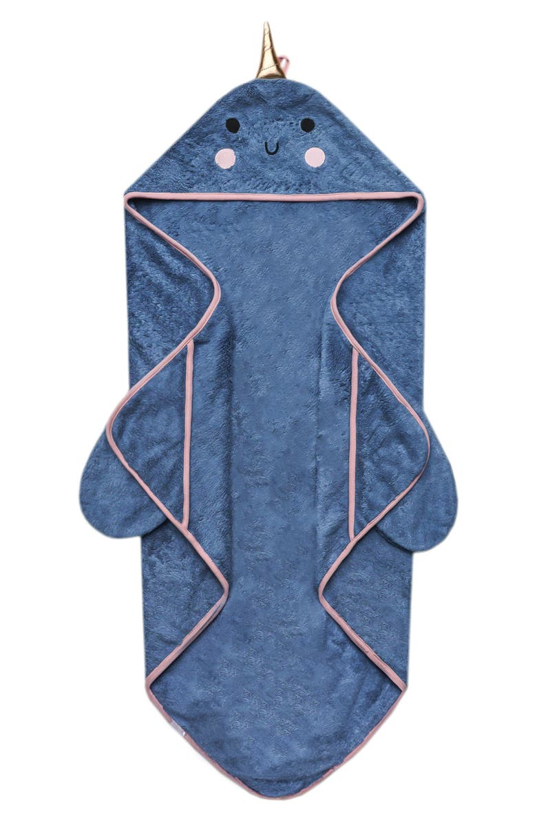 Copper Pearl Nori Character Hooded Towel, Main, color, Nori