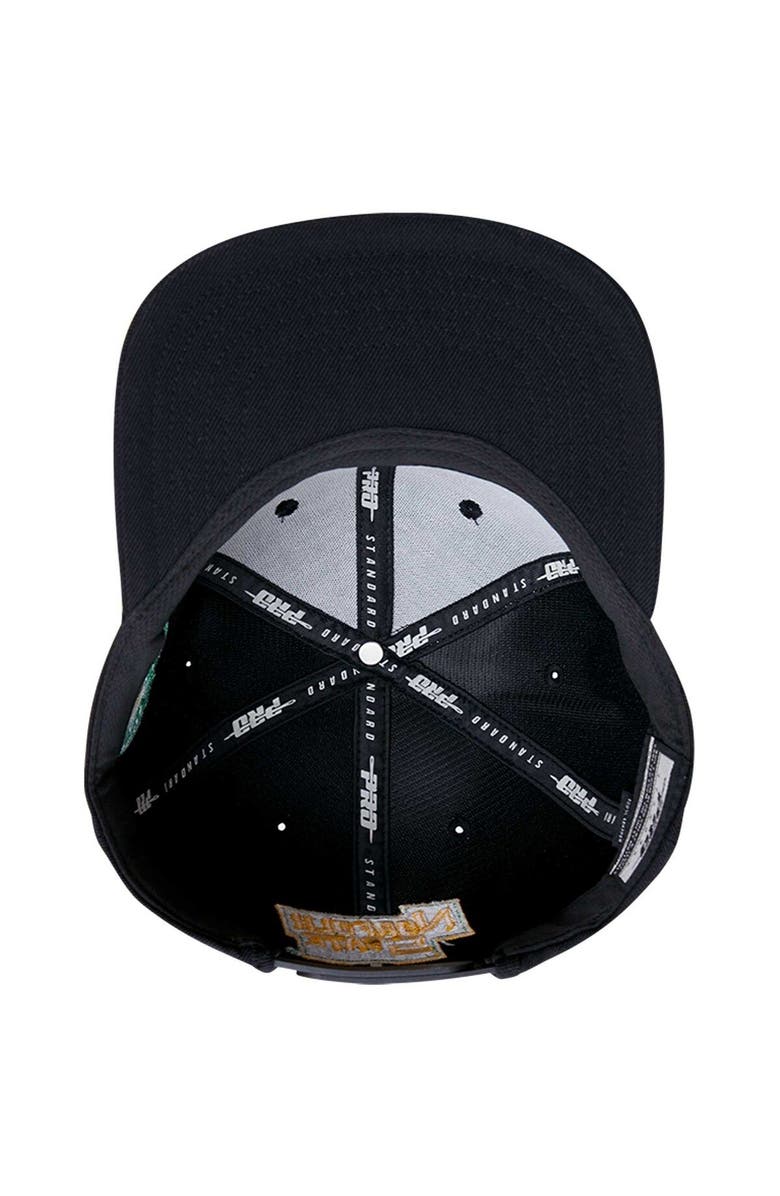 PRO STANDARD Men's Pro Standard Black Norfolk State Spartans Arch Over Logo Evergreen Snapback Hat, Alternate, color, 