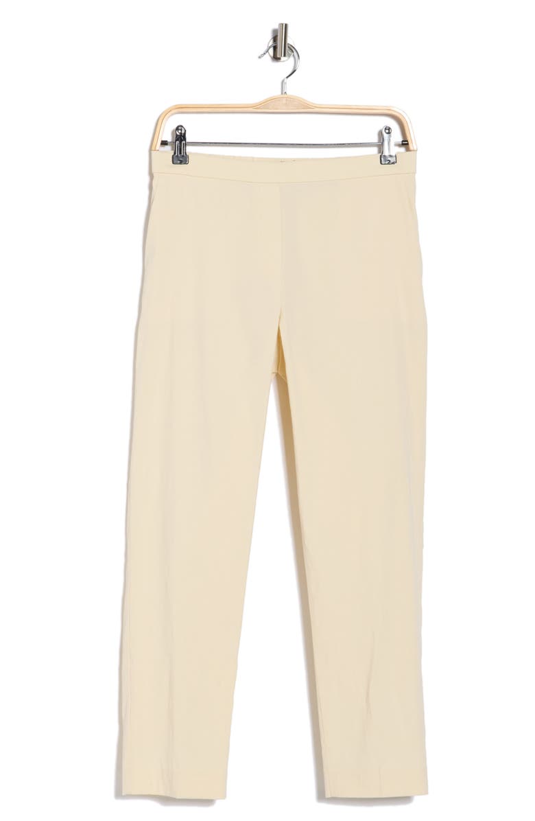 Theory Treeca Linen Blend Pull-On Pants, Alternate, color, Light Linen