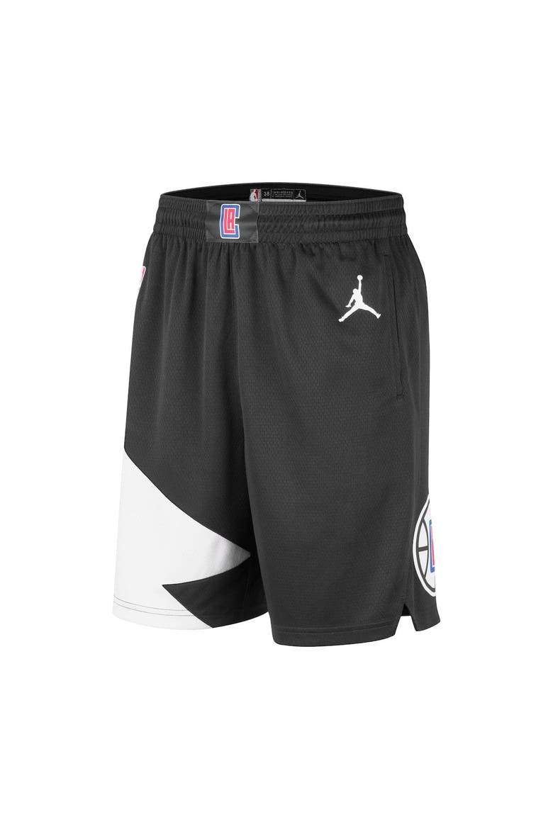Men's Jordan Brand Black LA Clippers 2022/2023 Statement Edition Swingman Performance Shorts, Alternate, color, Black