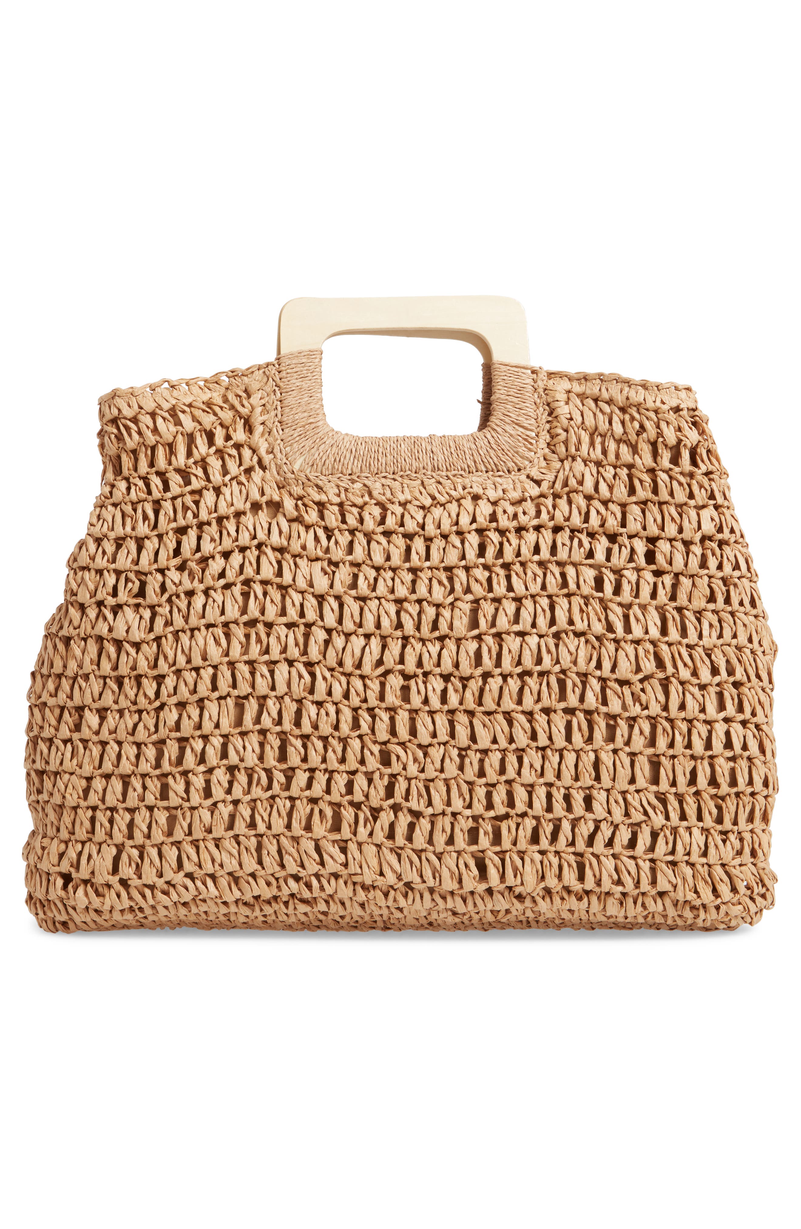 BP. Woven Square Handle Satchel, Main, color, 