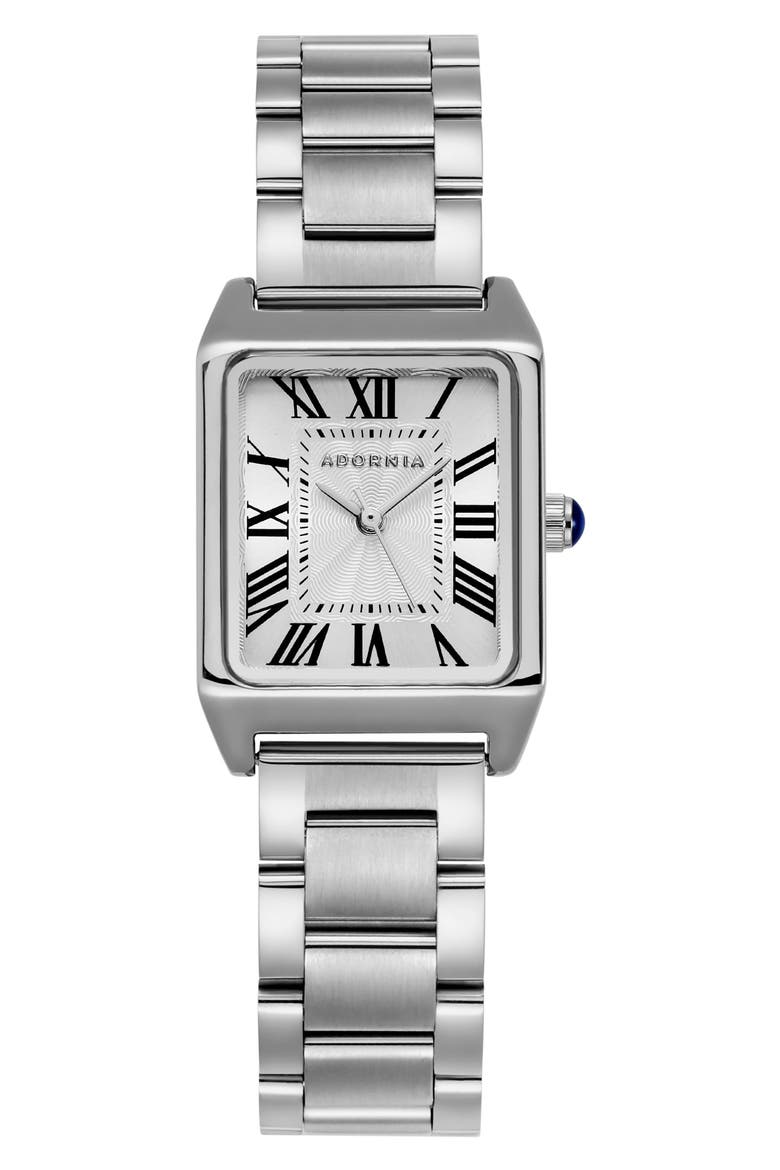 Berlin Bracelet Strap Watch, 25.7mm, Main, color, SILVER/WHITE
