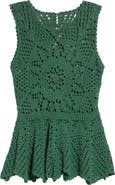 Ulla Johnson Cora Sleeveless Crochet Top
