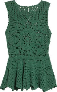 Ulla Johnson Cora Sleeveless Crochet Top