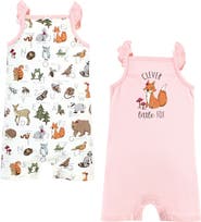 Touched by Nature Organic Cotton Romper Twin Pack