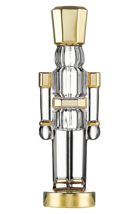 Gilded Standing Nutcracker Ornament