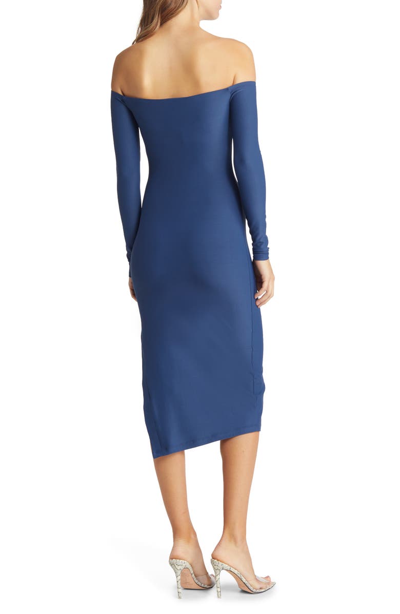 ALIX NYC Parke Off the Shoulder Long Sleeve Jersey Dress, Alternate, color,