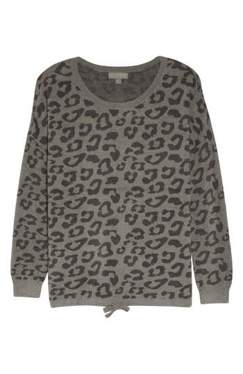 Barefoot Dreams ® Cozychic Ultra Lite™ Print Pullover In Gray