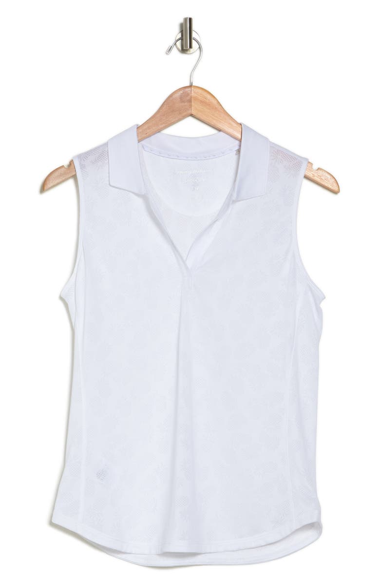 Tommy Bahama Palm Coast Jacquard Sleeveless Top, Alternate, color, 