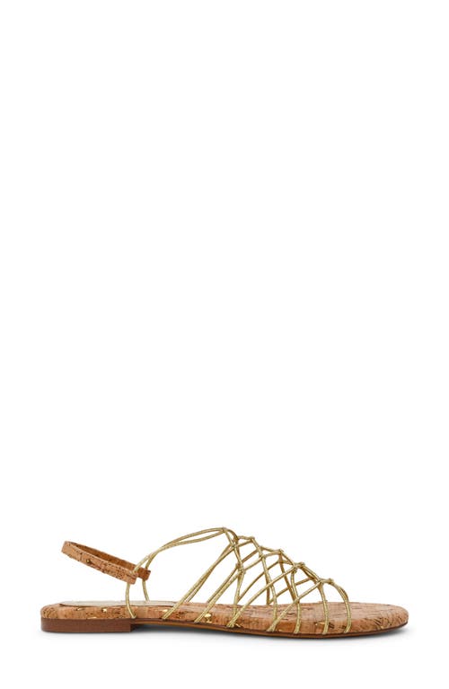 Steve Madden Libra Slingback Sandal In Gold