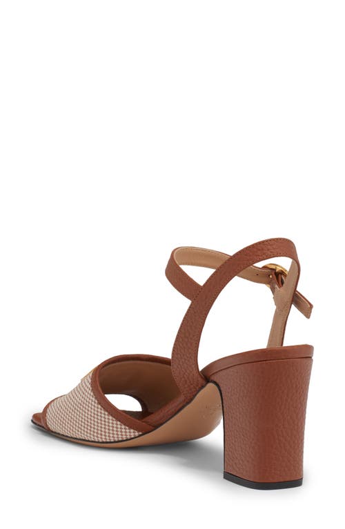 Valentino Vlogo 75 Leather-trimmed Canvas Sandals