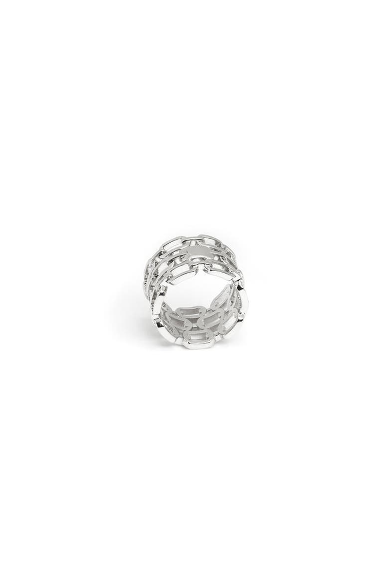 Modern Day Ring, Alternate, color, White Gold