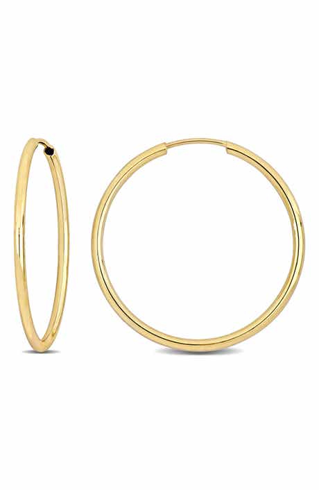 DELMAR 14K Gold Hoop Earrings, 25mm