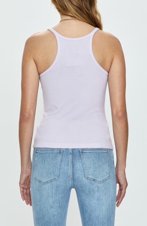 Pistola Paloma Rib Tank In Lavender Haze