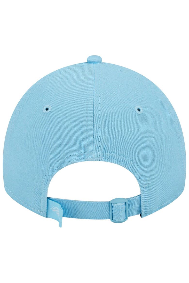 Men's New Era  Light Blue Denver Broncos Core Classic 2.0 Brights 9TWENTY Adjustable Hat, Alternate, color, Light Blue