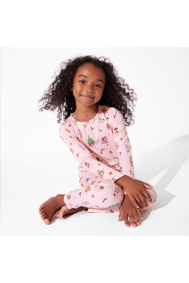 Kids' Nutcracker Pink Set of 2 Piece Pajamas, Alternate, color, Nutcracker Pink