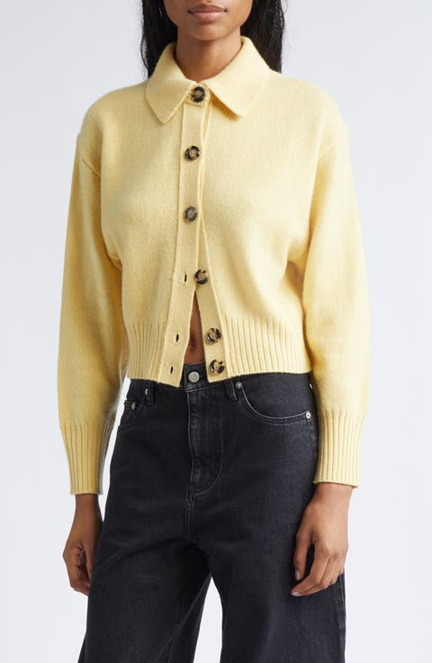 Rocia Cashmere Crop Cardigan