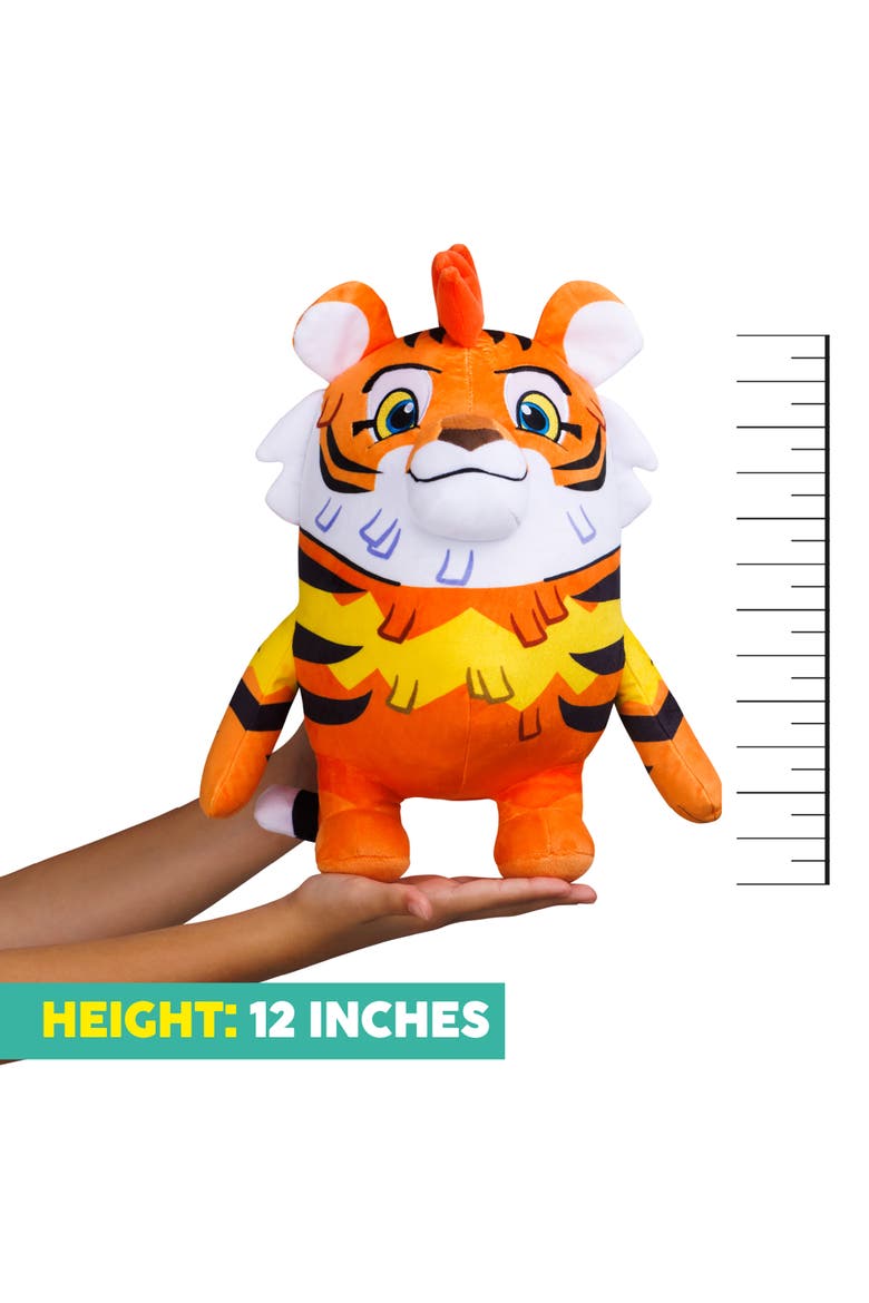 Huggable 12 Inch Plush Mo The Tiger Series 1, Alternate, color, Multicolored