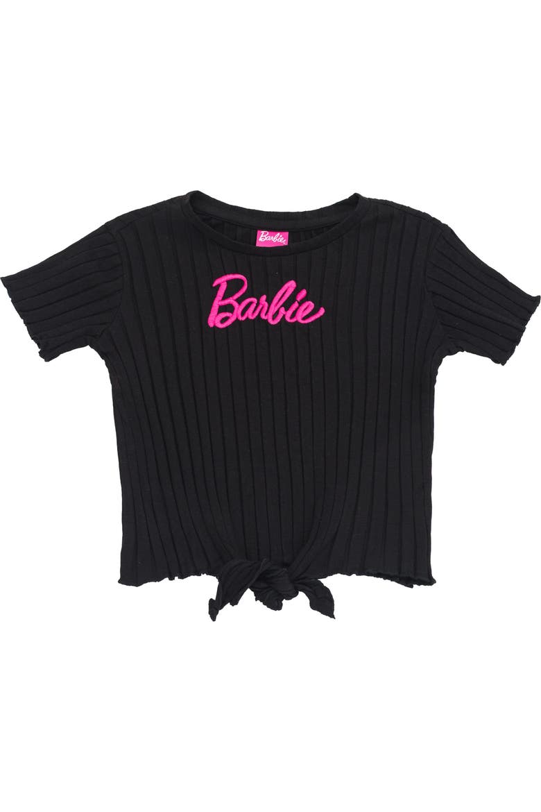 2-Piece Tee and Flare Leggings Set, Alternate, color, Black Hot Pink