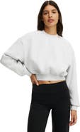 COTTON ON BODY Women's Active Plush Cropped Crew
