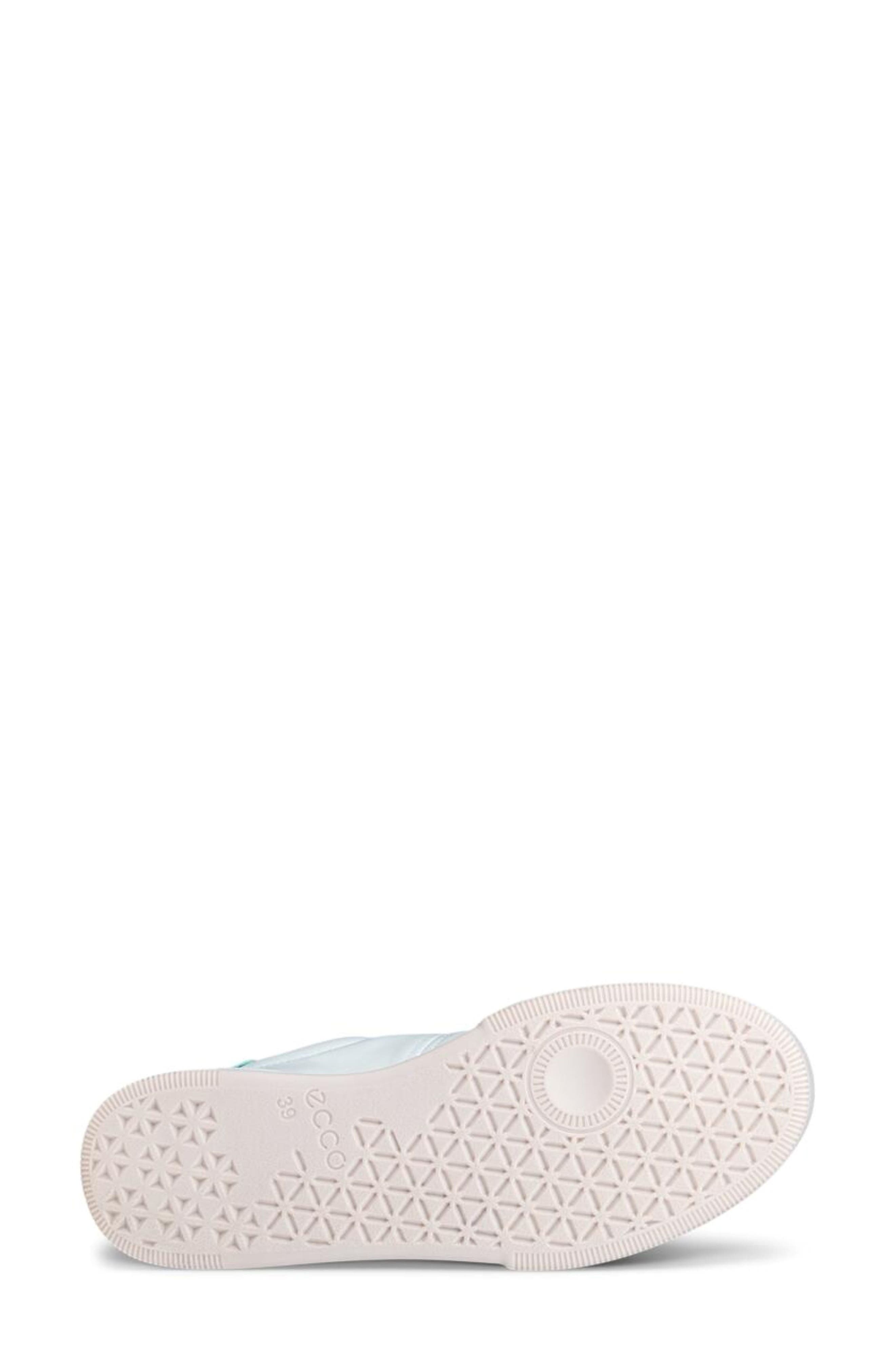 ECCO Street Court Sneaker, Alternate, color, White/ Aqua