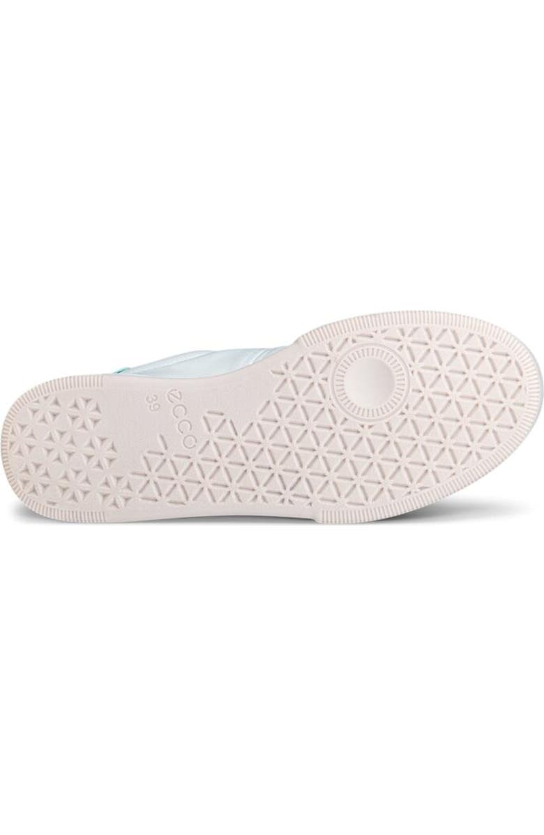 ECCO Street Court Sneaker, Alternate, color, White/ Aqua