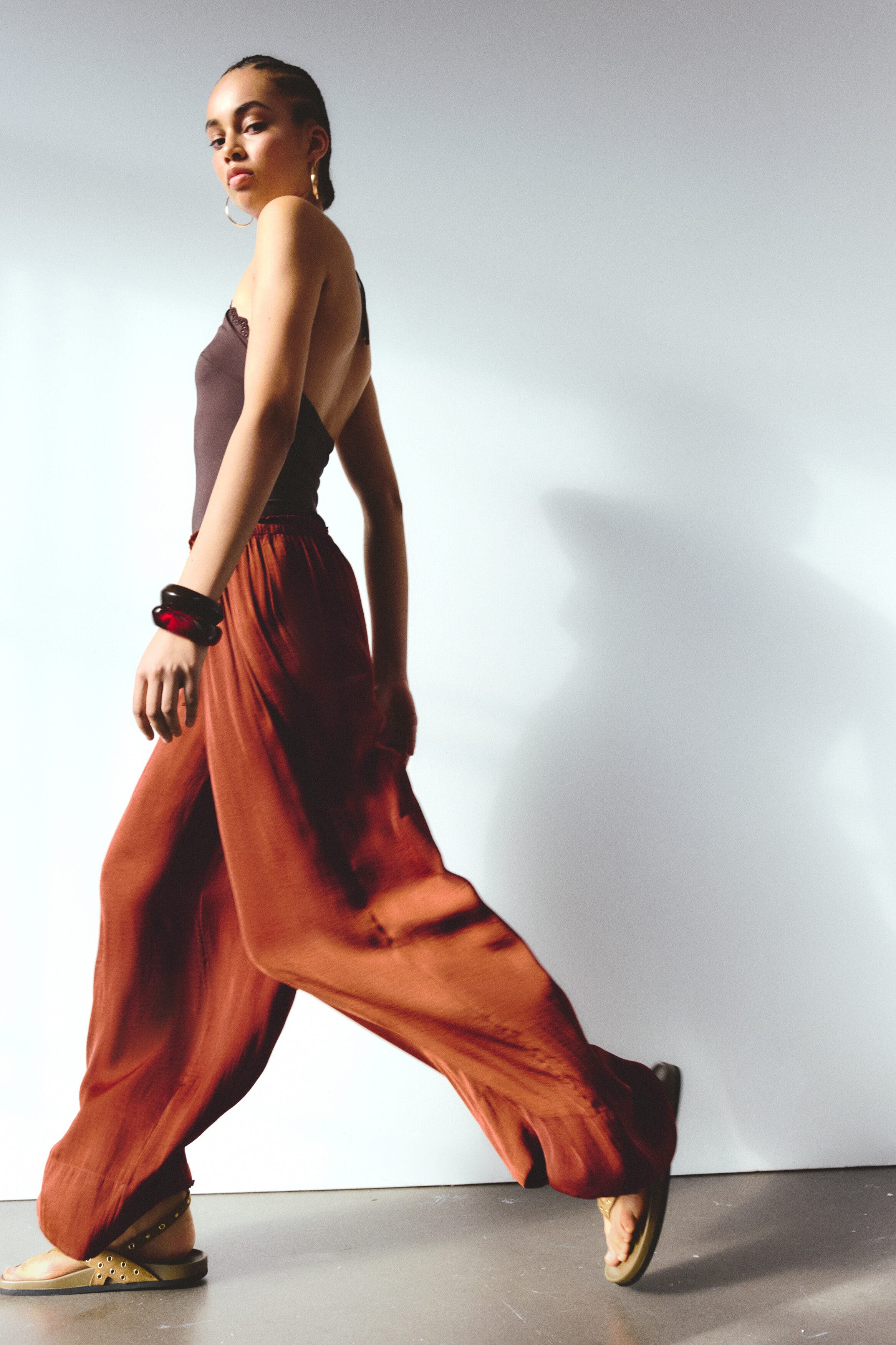 Wide Drawstring Trousers - image 4