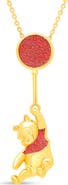 Disney Winnie the Pooh Swinging Balloon Necklace, 18"