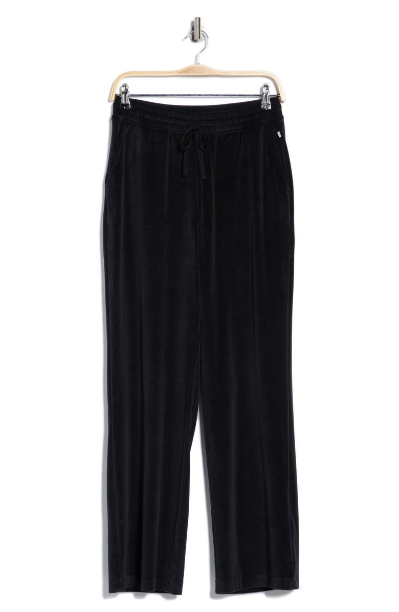MARIKA Stormi Corduroy Drawstring Pants, Alternate, color, Black