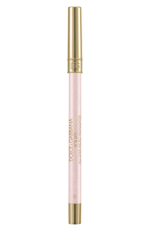 Dolce & Gabbana Dolce&gabbana It's Lit! All Over Micro Highlighter In Nude