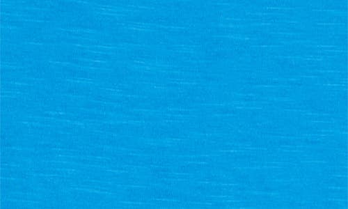 Apny Ruffle Sleeve T-shirt In French Blue