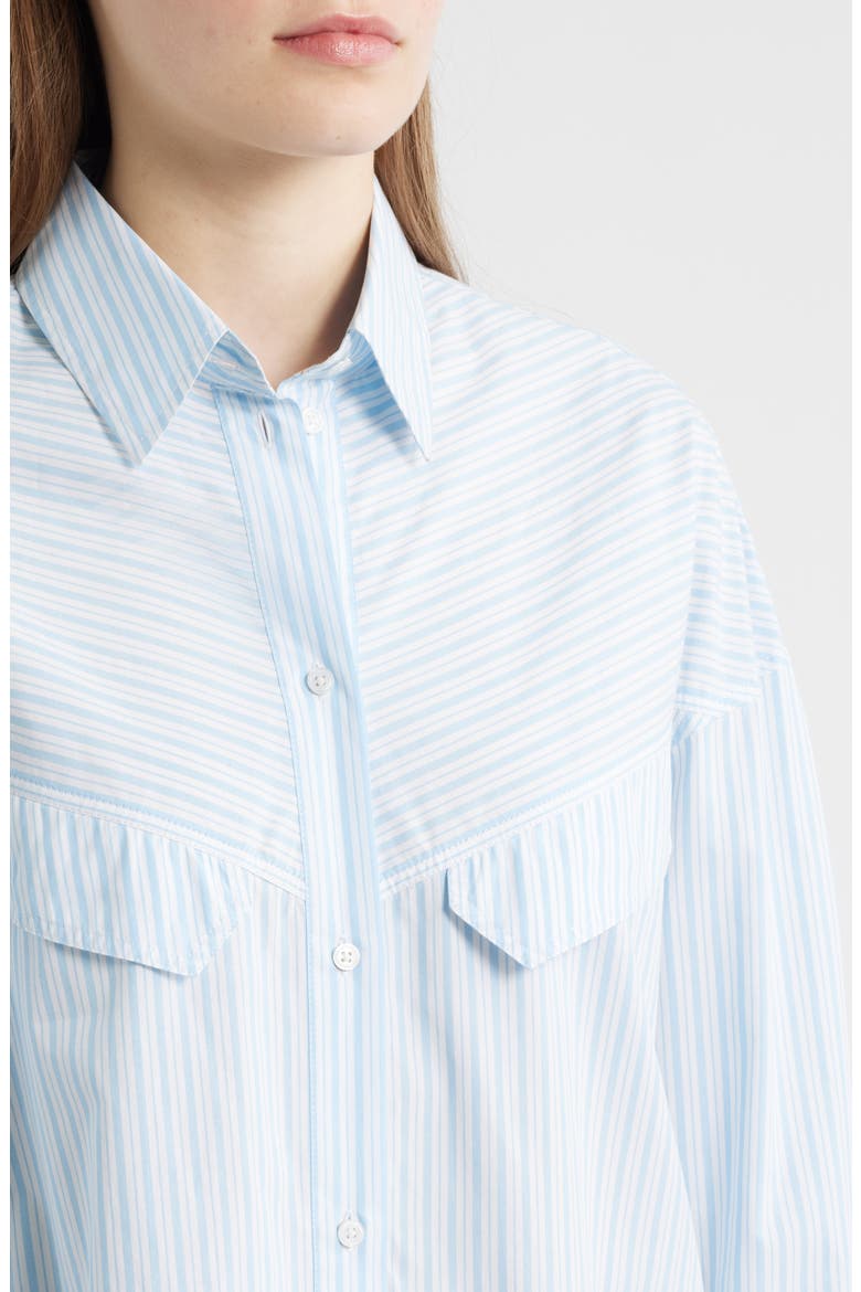 Bostaffa Relaxed Fit Cotton Button-Up Shirt, Alternate, color, OPEN BU