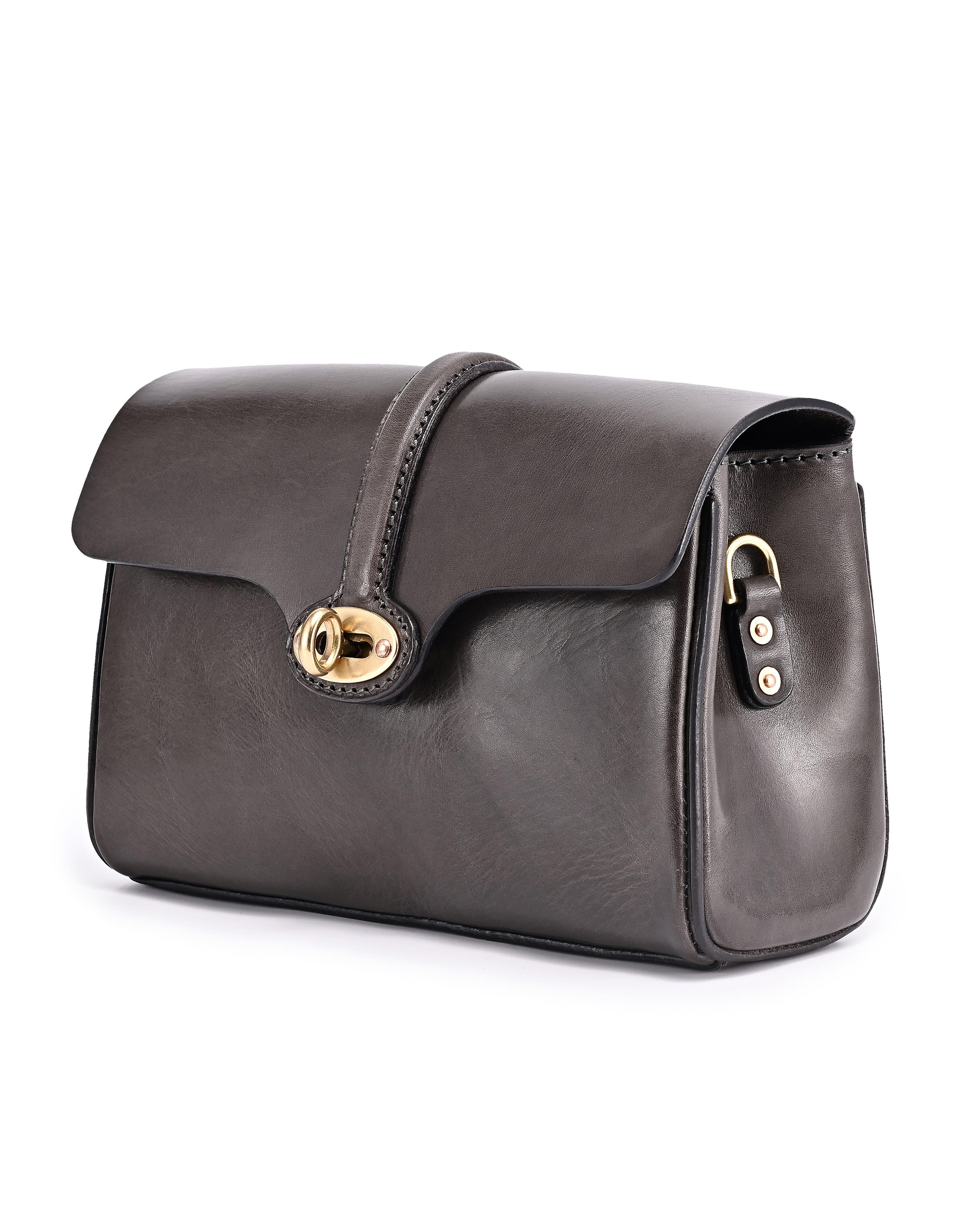 OLD TREND Laurel Genuine Leather Vintage Slim Crossbody, Alternate, color, Grey