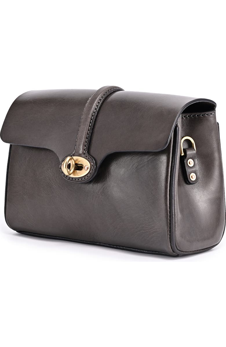 OLD TREND Laurel Genuine Leather Vintage Slim Crossbody, Alternate, color, Grey