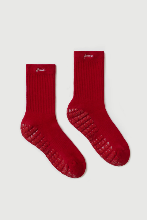 Script Grip Socks