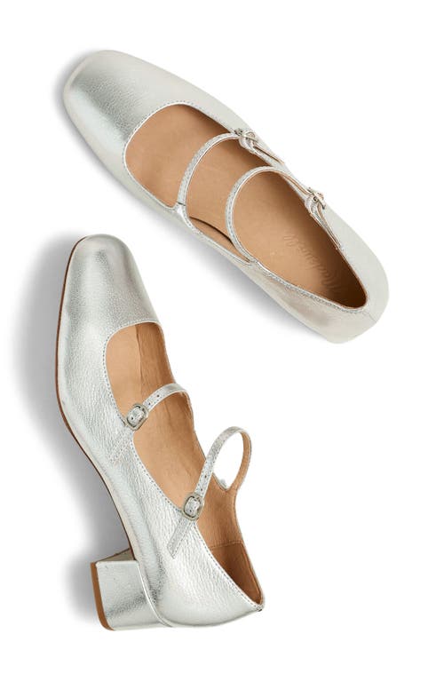 Madewell The Nettie Heeled Mary Jane In Multi