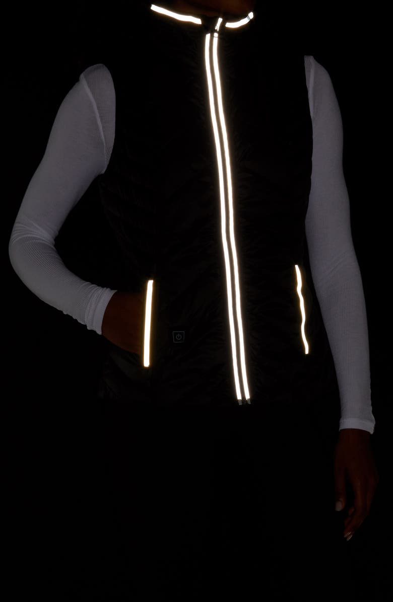 Blanc Noir Heat Smart Quilted Vest, Alternate, color, 
