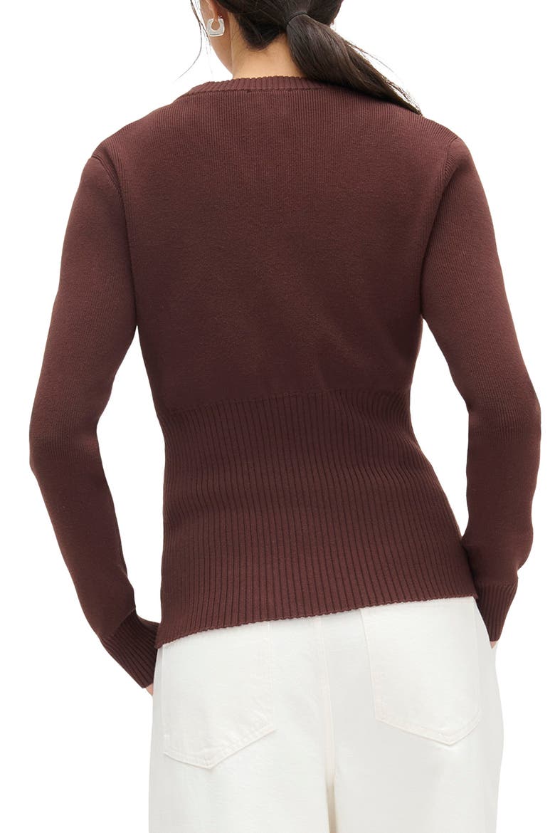 Ruby Cardigan, Alternate, color, CHOCOLATE