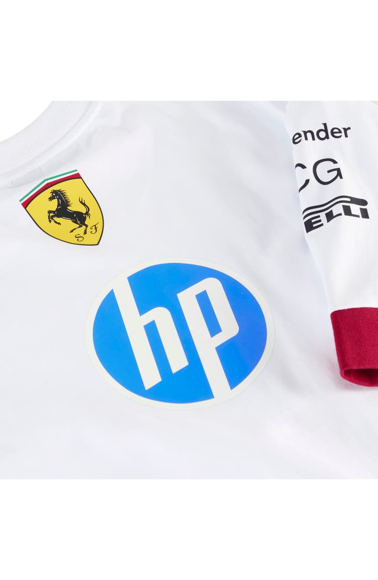PUMA x 2025 Scuderia Ferrari HP Driver T-Shirt, Alternate, color, Puma White